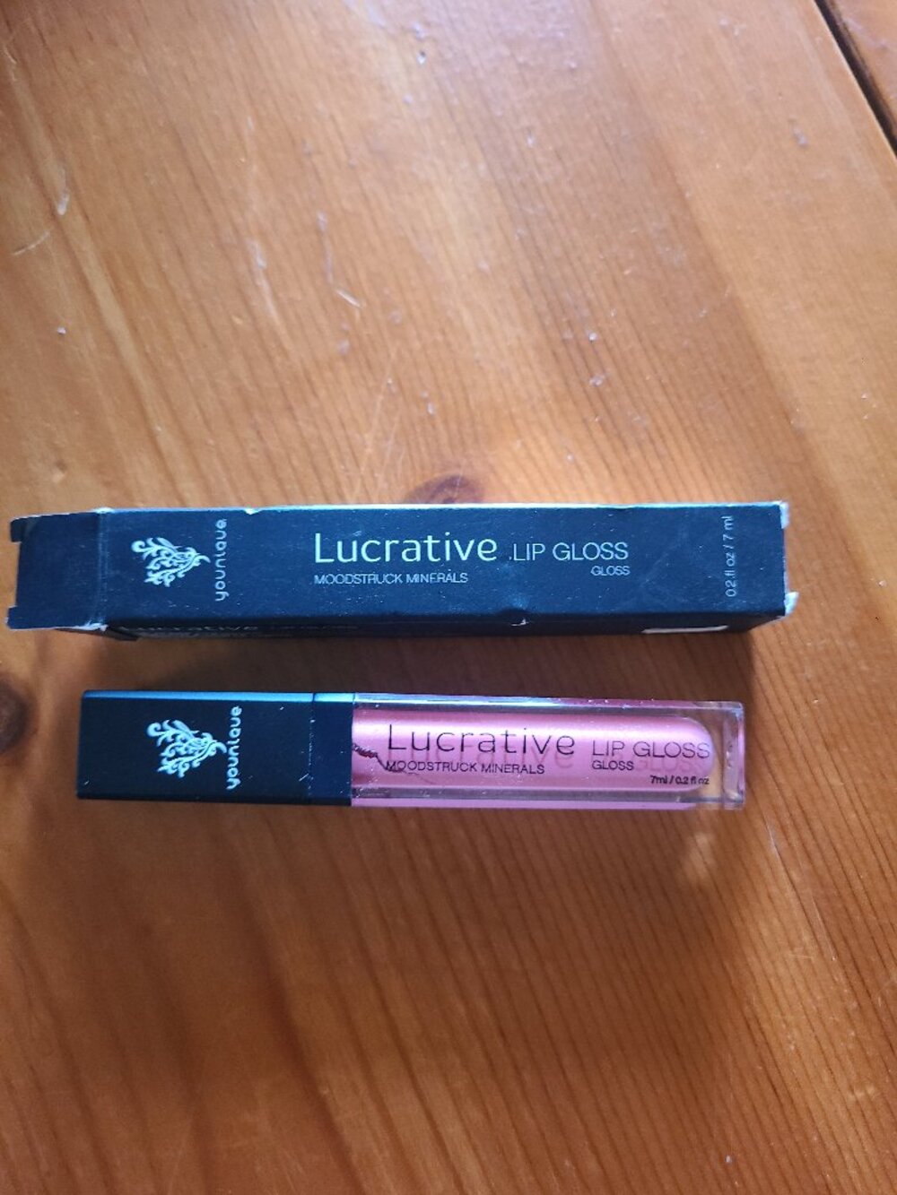Younique Moodstruck Mineral Lucrative Lip Gloss .2oz New In Box LIPPY